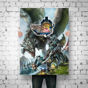 Monster Hunter Joc de Decorare Arta Poster de Arta de Perete Personalizate Cadou Modern Family Decor dormitor Canvas Postere