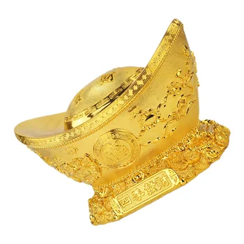 Banca Lingou De Porc Moneygold Yuan Bao Chinesebox Copii De Economisire De Aur Norocos Noroc De Avere Decor Comoara Statuie Jucărie Ornament Vas Bun