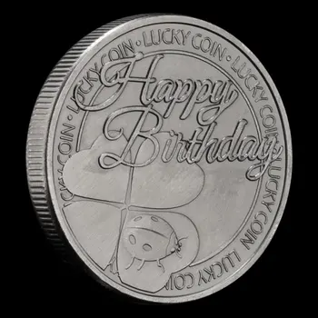 La mulți ani Norocos Creativ Cadou de Colectie Placat cu Suveniruri Monede de Sănătate,Dragoste și Fericire Colectare Monede Comemorative