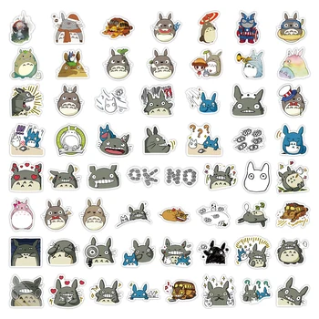 10/30/50PCS Anime Miyazaki Hayao Totoro de Desene animate Drăguț Autocolante Laptop Depozitare Album Jurnal Telefon Autocolant Impermeabil Jucărie pentru Copii
