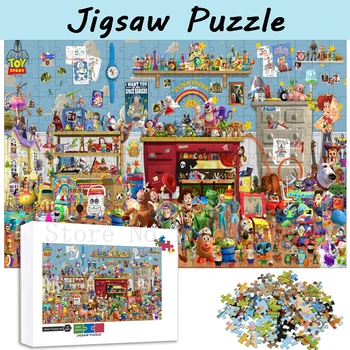 1000 De Bucăți Filme Disney Toy Story Puzzle-Uri Anime Colecții Părinte-Copil Interactive Asambla Jocuri, Jucarii Din Lemn, Puzzle-Uri