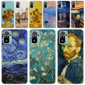 Van Gogh, ulei de Arta Pictura de Telefon Caz pentru Xiaomi Redmi 10 Prim-10C 10A 9 9A 9C 9T 8A 7A 6A 8 7 6 Pro S2 K20 K40 K30 Silicon Cove