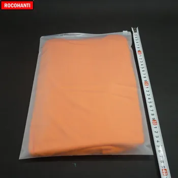 100X Personalizate Imprimate Alb Bloc Slider Sigiliu de Blocare Zip Pungi de Plastic cu Fermoar Clar Mată Sac pentru Haine Cadou Sac de Ambalare