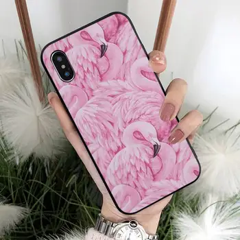 Tropical animal flamingo Telefon Caz pentru iPhone 13 11 12 pro XS MAX 8 7 6 6S Plus X 5S SE 2020 XR acoperi