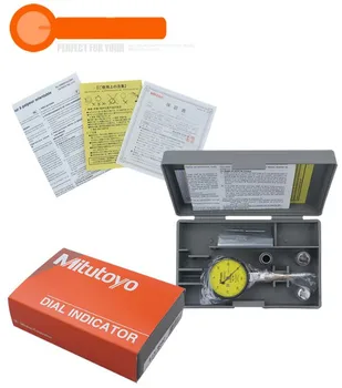 CNC Mitutoyo Instrument Micrometru 513-404 Maneta Analog comparator cu Cadran de Precizie 0.01 Intervalul 0-0.8 mm Diametru 38mm 32mm Măsurare