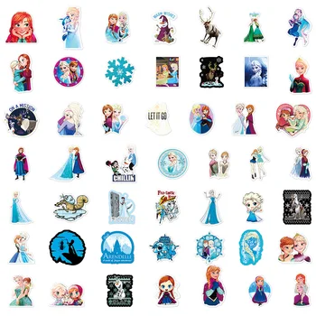 10/30/50/100buc Disney Desene animate Autocolante Congelate Anna Elsa Printesa Decalcomanii de Decor Scrapbooking Laptop Telefon Copii Drăguț Autocolant