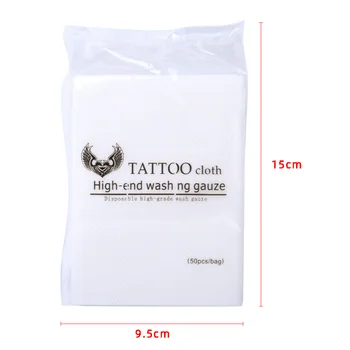 50pcs de Unică folosință Tatuaj Ștergeți Prosop de Hârtie Țesut Corp de Artă Tatuaj Permanent Machiaj Curățare Instrumente pentru Tatuaj Consumabile Accesorii