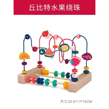 Copilul Și Copilul Margele Multi-Funcțional Puzzle Jucărie Ștrasuri Din Mărgele Băieți Și Fete 0 Copii 1-2-3 Ani Și Jumătate De Educație Timpurie