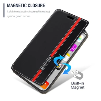 Pentru AGM H3 Cazul Moda Multicolor inchidere Magnetica din Piele Flip-Caz Acoperire cu Suport Card de 5.7 inch