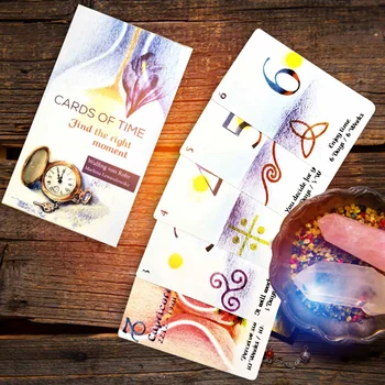 33 Buc Noi Carduri De Timp Cărți De Tarot Oracole Punte Misterioasă Divinație Tarot Pentru Femei Fete Carduri Tabla De Joc Carte De Joc