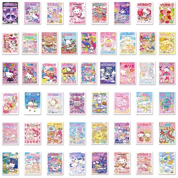 10/30/50pcs de Desene animate Drăguț Hello Kitty Melodia Mea Kuromi Autocolante pentru Copii Jucării Sanrio Decalcomanii Impermeabil Fete Kawaii Pachete de Autocolant