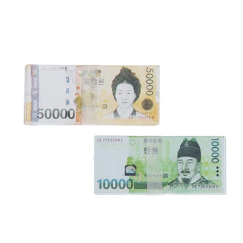 1 Pachet Mini Dolari Coreean Won Drăguț Bancnote Model In Miniatura, Articole Pentru Casa Barbie 1/12 Păpuși Accesorii Papusa Jucărie