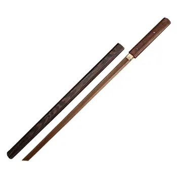 104cm Sabie Katana Kendo, Iaido din Lemn de Mahon Cuțit Lung Săbii de Bambus Cosplay Samurai Arma Model Jucării pentru Adulți Cadou