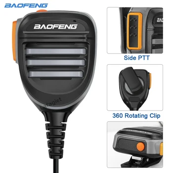 Baofeng Impermeabil ASV Umăr Difuzor Microfon pentru TYT Baofeng Walkie Talkie UV-5R BF-888S UV-S9 PLUS UV-13 ProTwo Radio