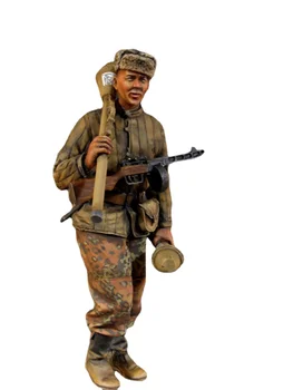 1/35 Scară de Rășină Figura Model de Kit de al doilea RĂZBOI mondial, Soldat Sovietic cu Panzerfausts1-Persoana Neasamblate și Nevopsite Kit Miniatură