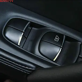 BJMYCYY car styling ABS 7PCS/SET Masina geamurilor butoane decora paiete Pentru Nissan Rogue X-Trail Xtrail T32-2018