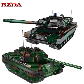 XINGBAO Militare WW2 Germania Tanc Leopard 2A6 Tanc Principal de Luptă Blocuri Arma Tancuri Grele Cărămizi Jucarii Pentru Copii Baieti
