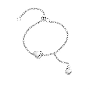 De moda de Argint de Culoare Tassle Link-ul Lanț Farmec Inima Deget Inel Pentru Femei Fete Petrecere Bijuterii jz426