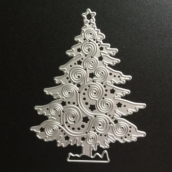 YLCD1615 Pom de Crăciun de Tăiere de Metal Moare Pentru Scrapbooking Șabloane DIY Carduri Album Decor de Relief Folder Mor Instrument Tăietor