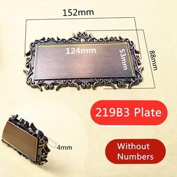 Două Cifre ABS Plastic Imitație de Metal Bronz Număr de Casă Personalizate Semn Ușa Numărul Autocolant Pentru Hotel Ușa Apartamentului Placa