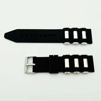 22mm 24mm 26mm Ceas Banda de Silicon Cauciuc Watchband Pentru Pam Pentru Samsung Gear S3 Clasic / Frontier Curea de mână Brățară Înlocui