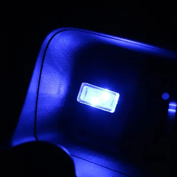 Mini USB LED Lumina Interior Auto Lumina de Neon Atmosfera Ambientala Lampa 7color Lumini de Decor Instrument tablou de Bord Schimbator Lumini