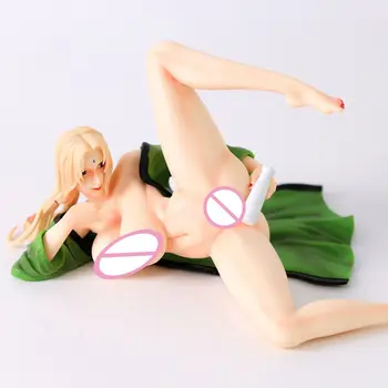 10CM Japoneză Figma Prpr Beat Tsunade Poziția Culcat PVC Anime Cifrele de Acțiune Adult Modelul de Colectare Jucarii Papusa Cadouri Ornament