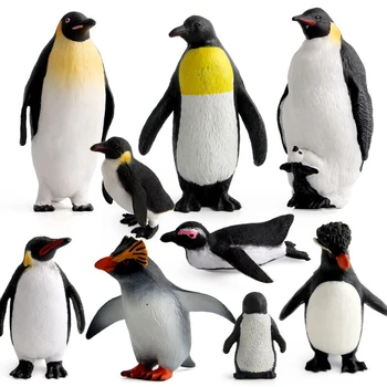 Animale De Simulare Jucărie Pinguin Multiple De Modelare Figurine Figurine Copil Marine De Plastic Mare De Animale Pentru Copii Jucărie Collecta