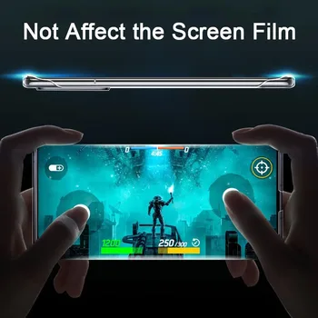 Transparent, Fara rama Caz de Telefon Pentru Xiaomi Mi 12T Ultra Clear Subțire PC Greu de Fotografiat din Spate Protector Bara de protecție Coajă