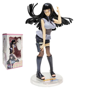 Anime Naruto Aibă Hinata Model de Papusa Figurina Desktop Bijuterie 20CM PVC figurina de Colectie Model de Jucărie pentru Copii Cadouri