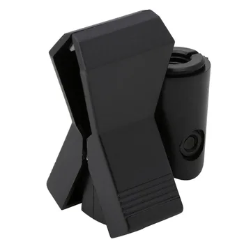 Durabil, Flexibil Microfon Mic Stand de Accesorii Clemă de Plastic Clip Titularul Muntele Negru se Potrivește tuturor dimensiune standard microfoane-M26