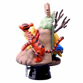 Animal kingdom Disney Winnie The Pooh Urs Papusa Decor de birou de Garaj Kituri Model de Kituri de Colectare Cadou Jucărie