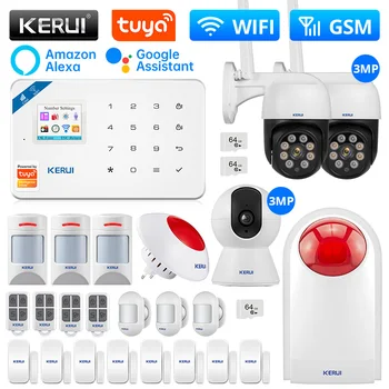 KERUI W181 Sistem de Alarma pentru Casa Inteligentă Hoț de Securitate 433MHz WiFi Alarma GSM Wireless Tuya Casă Inteligentă App de Control