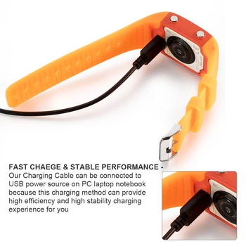 Rapid USB Încărcător Cablu pentru Polar M430 Ceas Inteligent 1M Cablu de Date Cablu pentru Polar M430 GPS care Rulează Ceas