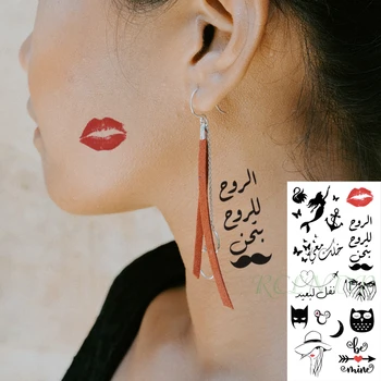 Impermeabil Tatuaj Temporar Sticker Mickey Mouse Accesorii Naștere Cioara arabă Fals Tatuaj Flash Mână Braț Art Tatoo pentru Femei Barbati