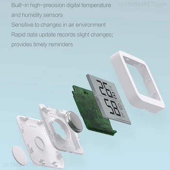 Xiaomi MIIIW Electronic Digital de Temperatură și Umiditate Metru Termometru Higrometru Interior Exterior Statie Meteo Pentru Birou Cameră