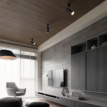 Aisilan Nordic Plafon cu LED-uri Spoturi Montate pe Suprafață AC85V-240V Alb/Negru 7W/9W pentru Living Home Office Iluminat Comercial