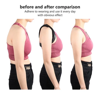 Medicale Înapoi Corector de Postura Reglabil Corector de Postura Vesta Ușor Respirabil Înapoi Bretele pentru Postura pentru Barbati Femei