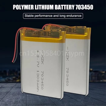 703450 073450 3.7 V, 1300mAh baterie Litiu Polimer Rechargebale Baterie Li-ion pentru MP3 GPS Lumina Camera cu Cască Bluetooth Difuzoare