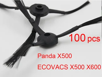 En-gros de 100 buc Perii laterale (50 L+ 50 R) pentru Dibea Depoo Panda X500 ECOVACS X500 X600 CR120 Panda aspirator Robot
