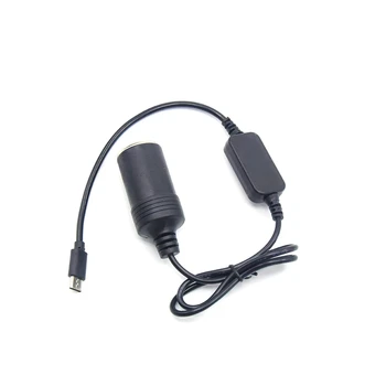 USB C PD Tip C de sex Masculin La 12V Adaptor Soclu Bricheta Auto de sex Feminin Pentru Conducere Recorder, GPS-ul E-Câine, Mașină Ventilator, Aspirator