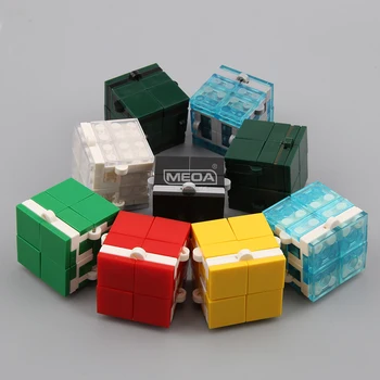 Decompresie Infinit Flip Rubik Bloc Cub Portabil Jucării 64pcs DIY Cărămizi Nelimitat Transformarea Pătrat Pliere Jucărie