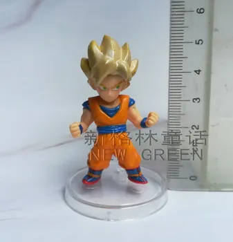 Autentic Dragon Ball Acțiune Figura Versiune Q Son Goku Vegetajv Celule Kuririn Ex Candytoy de Imprimare Model de Jucărie