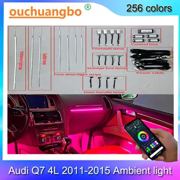 Ouchuangbo de lumină ambientală pentru audi Q7 4L 2011-Mediu decorative ambientebeleuchtung lampa de striptease