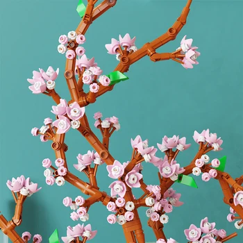 400 Buc DIY Romantic Buchet de Flori Caramida Prieteni Oraș Plantă de Ghiveci Bloc Romantic Decor Acasă Jucării pentru Copii Cadouri