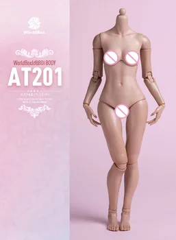 Pre-comanda Worldbox 1/6 AT201 de sex Feminin Calitate Jumătate fără Sudură Organism Comun Figura Model