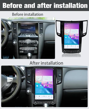 13.6 inch Touch Screen Radio Auto pentru Infiniti FX35 QX70 2009-2013 Android 11 auzi unitate GPS, Autoradio Multimedia Player Video