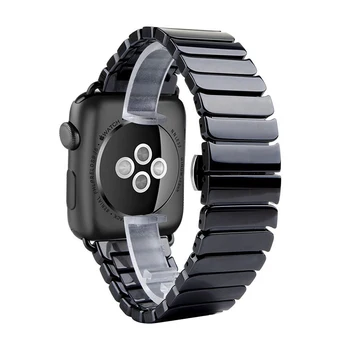 Ceramica Curea de Ceas pentru Apple Watch Ultra 49mm 8 7 45mm 41mm Lux ceas inteligent curea accesorii pentru iwatch 6 5 4 3SE 44mm 42mm