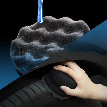 Detaliază Perie De Spălare Auto Negru Anvelope Instrumente De Curățare Mașini De Curățare Anvelope Ceara Burete Auto Detaliază Perie
