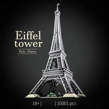 2022 NOI ICOANE de 1,5 M cel mai Inalt Turn Eiffel 10307 10001pcs PARIS celebra arhitectura Blocuri Caramizi Jucării Pentru Adulți Cadou